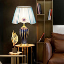 Axyaa Contemporary Ceramic Table Lamp for Luxurious Living, Bedroom, and Hotel Decor