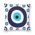 Evil Eye Black Art Cushion Cover Mystery Spirit Pillowcase by Axyaa