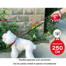 Axyaa Retractable Dog Leash: Automatic Extendable Pet Lead for Walking, Running, and Training