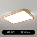 Axyaa Nordic Wood LED Ceiling Light for Living Room & Bedroom
