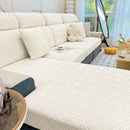 Axyaa Navy Stretch Sofa Covers for Loveseat Large Size - Washable & Fashionable