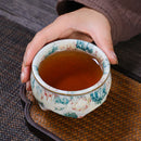 Axyaa Yamagata Ceramic Teacups Set - Handmade Retro Kung Fu Tea Accessories