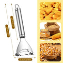 Axyaa Stainless Steel Corn Peeler Stripper Cob Separator Kitchen Gadget