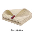 Axyaa Soft Cotton Towel Kitchen Dish Rags Honeycomb Face Wash Cleaning Cloth