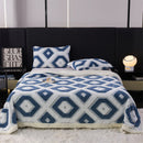 Axyaa Jacquard King Size Flannel Blanket for Cozy Autumn/Winter Comfort