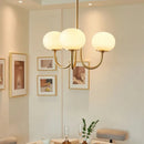 Axyaa Pink White Glass Ball Pendant Chandelier - Modern Stylish Lighting Fixtures