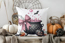 Axyaa Halloween Witch Cauldron Pillow Cover for Sofa Bedroom Car