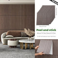 Axyaa 3D Stereo Self-Adhesive Grille Wall Stickers - 10 Pieces | 40*40 cm Square Sheets