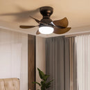 Axyaa Nordic Ceiling Fan Chandelier for Small Spaces & Children's Room