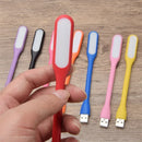 Axyaa Mini USB LED Desk Lamp 5V 1.2W Flexible Portable Night Light for Eye Protection