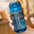 Axyaa 550ml Sports Water Bottle with Scale, Straight Drinking Lid, Outdoor Portable Kettle