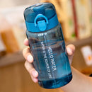Axyaa 550ml Sports Water Bottle with Scale, Straight Drinking Lid, Outdoor Portable Kettle