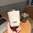 Axyaa Small Thermal Bottle Insulated Stainless Steel Coffee Mug - Portable Double Layer Thermos