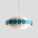 Axyaa Minimalist Frosted Chandelier LED Lights for Home Decor
