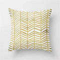 Axyaa Rose Gold Pink Palm Pillowcase 45x45cm Tropical Plants Cushion Cover