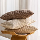 Axyaa Corduroy Solid Pillowcase Cojines Throw Cover Home Decor 30x50/40x40/45x45/50x50cm