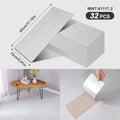 Axyaa Wood Grain Self-Adhesive Floor Strips: Peelable & Sticky for Living Room, Bedroom