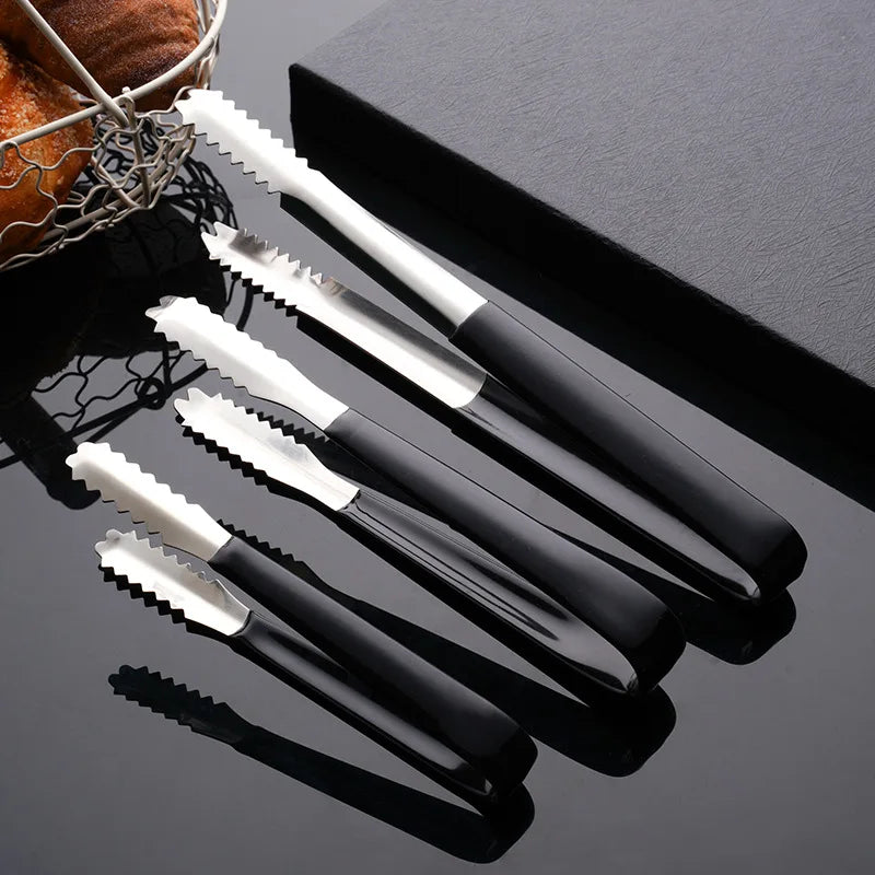 Axyaa Stainless Steel Food Clip Tweezer for Grilling and Buffet