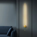 Axyaa Nordic Copper LED Wall Sconce for Home Decor