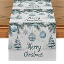 Festive Fir Snowflake Table Runner for Axyaa - Farmhouse & Wedding Decor