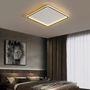 Axyaa Square Ceiling Chandelier: Dimmable Nordic Living Room Light Fixture