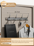 Axyaa Space Aluminum Wall Hook Hanger for Bathroom and Closet