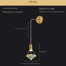 Axyaa Modern LED Crystal Wall Lamp for Bedroom & Living Room Lighting