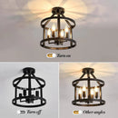 Axyaa Vintage Chandelier Ceiling Light for Farmhouse Living Room & Kitchen