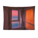 Axyaa Window Scenery Tapestry Wall Hanging for Home Aesthetics
