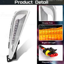 Axyaa LED Daytime Running Light White DRL Yellow Turn Signal for Toyota Prius