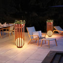 Axyaa Outdoor Solar Floor Lamp for Garden and Courtyard Lighting