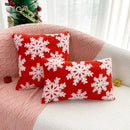 Snowflake Christmas Throw Pillowcase for Living Room Decor, Axyaa Brand