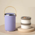 Axyaa Stainless Steel Thermal Bentos Lunch Box - Vacuum Insulated for Outdoor & Office