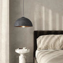 Axyaa Nordic Marble Mushroom Pendant Lamp for Kitchen Island, E27 Hanging Lights