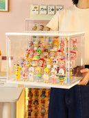 Axyaa Collectible Figures Display Stand Case for Toys & Dolls - Large Capacity & Dust-proof