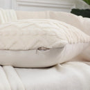 Axyaa Autumn Fuzzy Pillow Cover 45x45 for Home Decor Sofa Throw Pillow Case