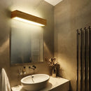 Axyaa Nordic Wood Wall Sconce: Modern LED Bathroom Lighting Fixtures