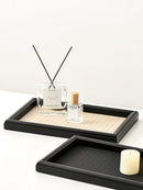 Axya Vintage Leather Tray for Living Room, Entryway, Sundry Storage, and Jewelry Display.