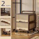 Axyaa Large Capacity Assemblable Storage Cart and Closet Organizer