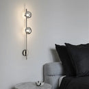 Axyaa Nordic Glass Wall Light Modern Metal Wall Sconce for Bedroom