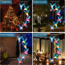 Axyaa Solar Hummingbird LED Chime: Color-Changing Decor Light