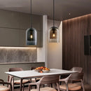 Axyaa Modern Glass Pendant Lamp for Restaurant Coffee Bar Kitchen Lighting