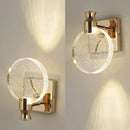 Axyaa Crystal Bubble Wall Lamp for Bedroom Living Room Modern Aisle Lighting
