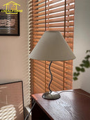 Axyaa LED Modern Table Lamp Bedside Desk Light for Bedroom Study Living Room