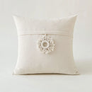 Axyaa Boho Tufted Linen Cushion Covers with Tassel - Nordic Style Pillow Cases