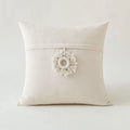 Axyaa Tufted Tassels Cushion Cover for Home Decor Square 45x45cm