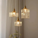 Axyaa Glass Pendant Light: Minimalist Nordic Luxury Chandelier for Home & Restaurant