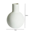 Axyaa Mini Ceramic Vase for Dried Flowers and Hydroponic Home Decor