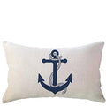 Blue Compass Pattern Decorative Pillowcase 40X60cm - Axyaa Brand