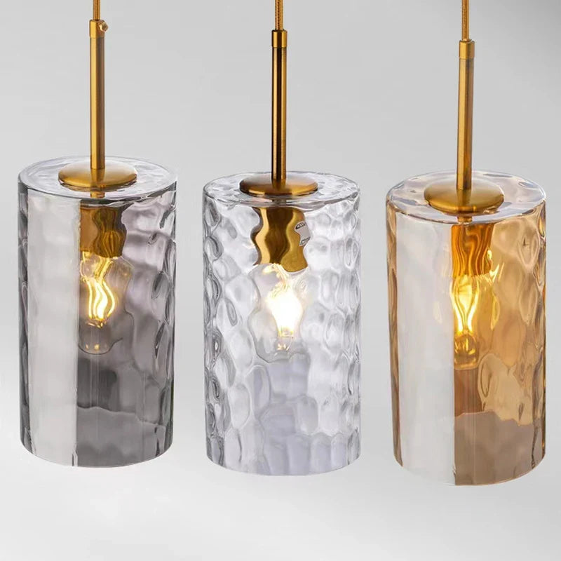 Axya Nordic Glass Pendant Lights for Kitchen, Dining, Living Room, Bedroom